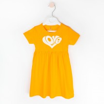 Яркое летнее платье для девочки LOVE   Dexter`s  Желтый d119сц-ж  98 см (d119сц-ж)