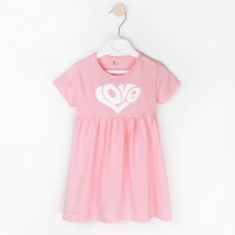 Летнее платье для девочки LOVE  Dexter`s  Розовый d119сц-рв  110 см (d119сц-рв)