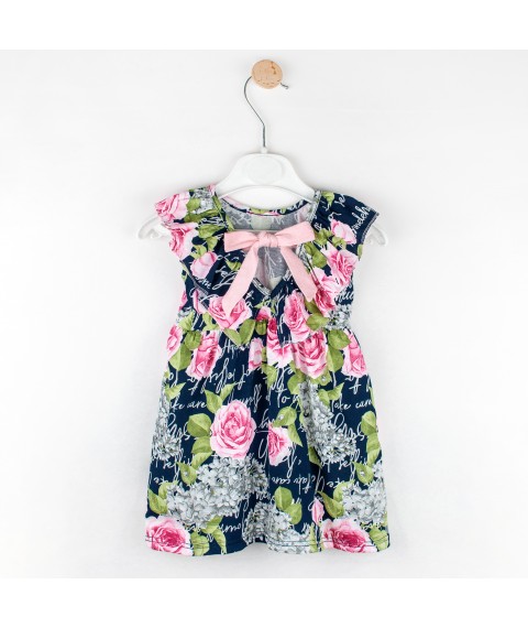 Children's dress with short sleeves Provence Dexter`s Dark blue 115 86 cm (d115рз)