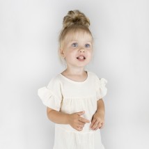 Dairy Dexter`s dairy wafer girl's delicate dress Milk d126vf-ml 134 cm (d126vf-ml)