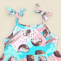 Sundress for girls with ties Coconut Dexter`s Pink; Blue 122 122 cm (d122кс-нв)