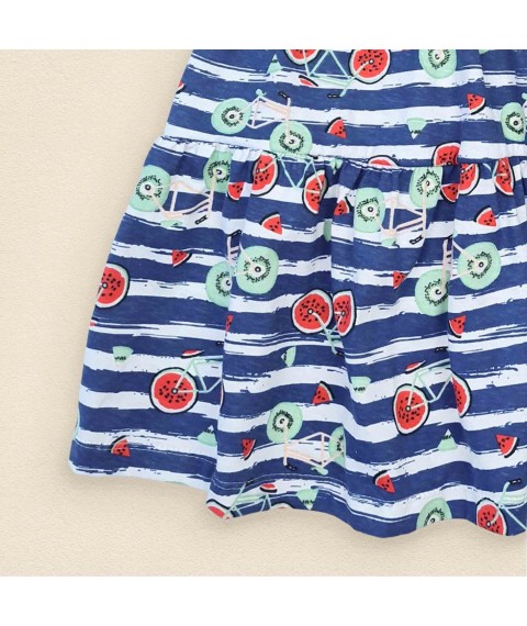 Sundress for girls Sea Watermelon Dexter`s White; Blue 122 128 cm (d122ar-vl)