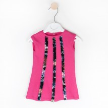 Children's summer dress Stripe Malena Raspberry 926 80 cm (926)