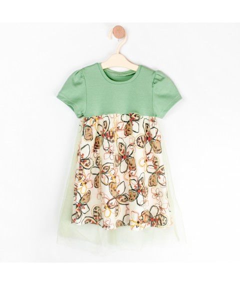 Flowers Malena dress Green 911 92 cm (911 PLN)