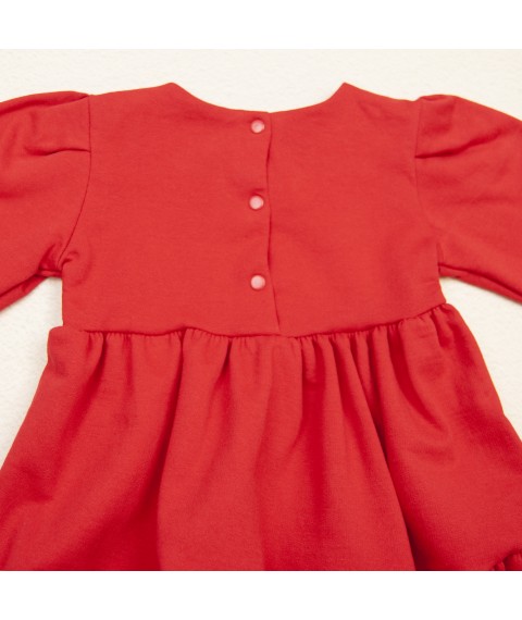 Red dress with a bandage for a girl Red holiday Dexter`s Red d380kr-ngtg 98 cm (d380kr-ngtg)