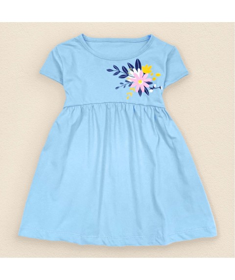Платье для девочки голубое Dini  Dexter`s  Голубой 118  110 см (d118цв-гб)