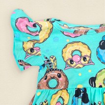 Дитяча сукня кулір на літо Donuts  Dexter`s  Ментол 123  122 см (d123пч-зл)