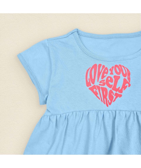 Summer dress cooler for a girl Heart Dexter`s Blue 118 116 cm (d118sc-gb)