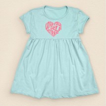 Легка літня сукня для дівчинки Heart  Dexter`s  Зелений 118  104 см (d118сц-пл)