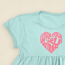 Легкое летнее платье для девочки Heart  Dexter`s  Зеленый 118  104 см (d118сц-пл)