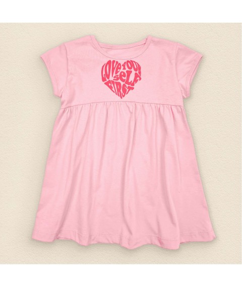 Платье для девочки розовое Heart  Dexter`s  Розовый 118  98 см (d118сц-рв)