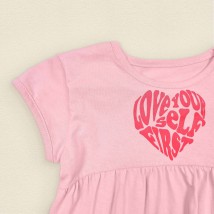 Girl's dress pink Heart Dexter`s Pink 118 98 cm (d118sc-rv)