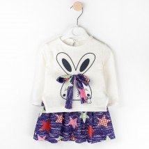 Платье Bunny   Dexter`s  Молочный 312-1зв  122 см (312-1зв)
