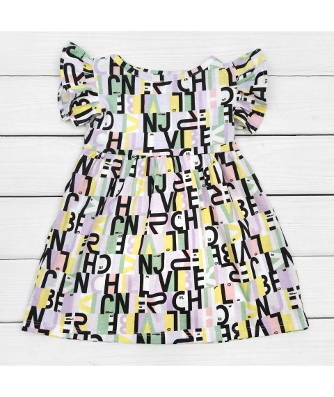 Дитяча сукня на літо Letter  Dexter`s  Чорний;Фіолетовий d123бкв  110 см (d123бкв)