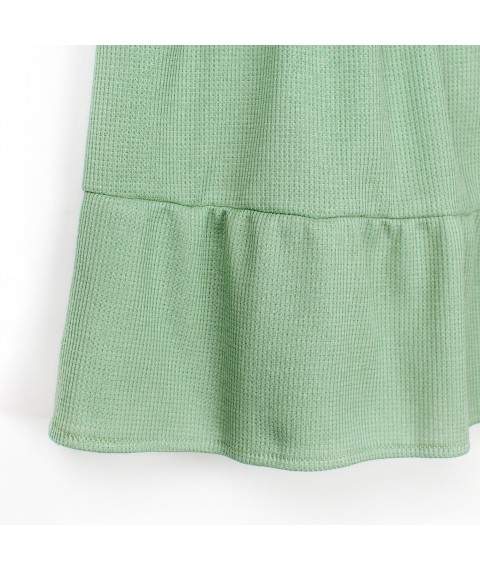 Летнее платье из вафельной ткани Olive  Dexter`s  Зеленый d126вф-ол  98 см (d126вф-ол)