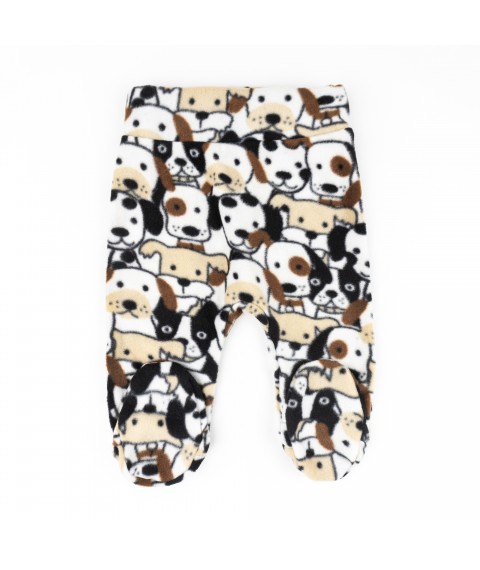 Ползуны для малышей флис Dogs  Dexter`s  Коричневый d802сб  74 см (d802сб)