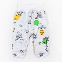 Ползуны для малышей  Zoo  Dexter`s  Белый d106зо  56 см (d106зо)