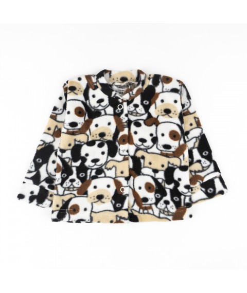 Кофточка флис для малышей Dogs  Dexter`s  Коричневый d801сб  74 см (d801сб)