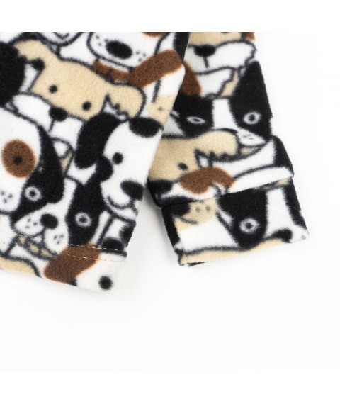 Кофточка флис для малышей Dogs  Dexter`s  Коричневый d801сб  74 см (d801сб)