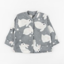 Кофтинка фліс для немовлят Bunnies  Dexter`s  Сірий d801зц  62 см (d801зц)