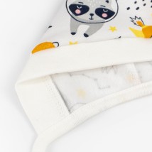 Чепчик на завязках с начесом Raccoon  Dexter`s  Белый 312124 40  (312124)