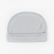 Hat with outer seam plain Malena Gray 962-1 38 (d962-1ср)