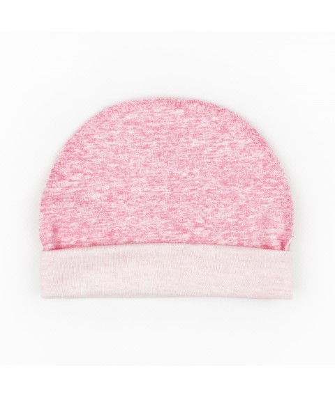Шапочка интерлок с наружным швом Melange is pink  Dexter`s  Розовый d962-1мж-рв 38  (d962-1мж-рв)