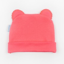 One-tone hat with interlock ears Dexter`s Coral 962/4kl 38 (962/4kl)
