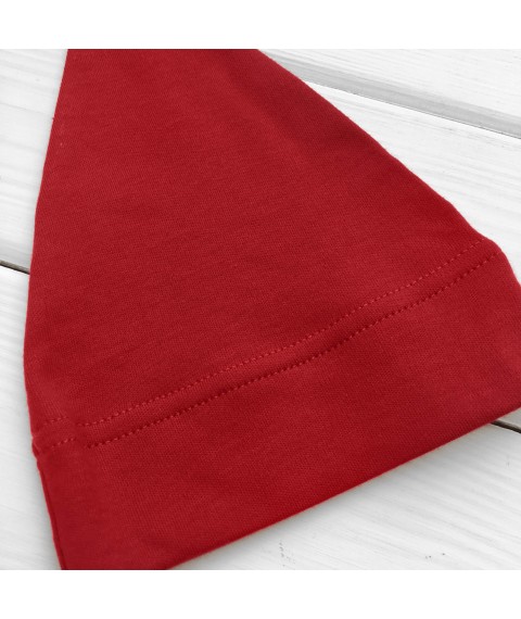 Шапочка для малюків ковпачок червоного кольору  Malena  Червоний 962-8кр-нгтг 48  (962-8кр-нгтг)