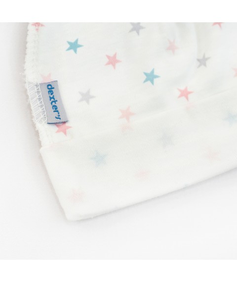 Hat in the maternity hospital external seam Dream Dexter`s White; Pink 962 38 (d962-1zd-rv)