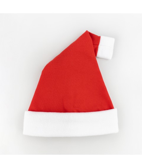 Шапочка-колпак для новорожденных теплая новогодняя с начесом Santa  Dexter`s  Красный d362к-нгтг 44  (d362к-нгтг)