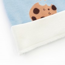 Шапочка для малюків на манжеті з начосом Blue cookies  Dexter`s  Блакитний 310262 38  (310262)