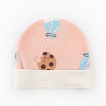 Шапочка для малышей на манжете с начесом Pink cookies  Dexter`s  Розовый 310272 40  (310272)