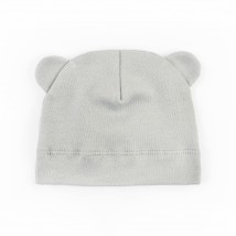 Шапочка з вушками для немовлят під распошив Gray  Dexter`s  Сірий 910435 38  (910435)
