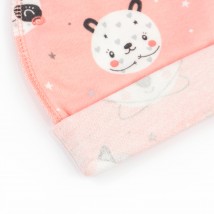 Шапочка ясельна з підворотом для дівчинки Pink panda  Dexter`s  Рожевий 910172 38  (910172)