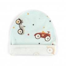 Шапочка для немовлят з підворотом Racing cars  Dexter`s  Блакитний 910162 38  (910162)