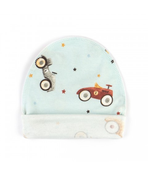 Шапочка для немовлят з підворотом Racing cars  Dexter`s  Блакитний 910162 38  (910162)