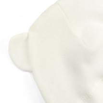 Шапочка з вушками для немовлят під распошив Milk  Dexter`s  Молочний 910415 38  (910415)