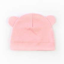 Шапочка с ушками для малышей под распошив Pink  Dexter`s  Розовый 910475 44  (910475)
