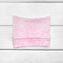 Knitted hat with ears Pink melange Malena Pink 979 48 (979mzh-rv)
