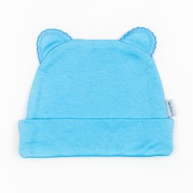 Hat with ears blue Malena Blue 962 48 (962/4gb)