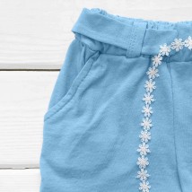 Girl's shorts Chamomile Malena Blue 164 80 cm (164-2gb)