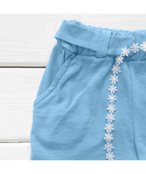 Girl's shorts Chamomile Malena Blue 164 104 cm (164-2gb)