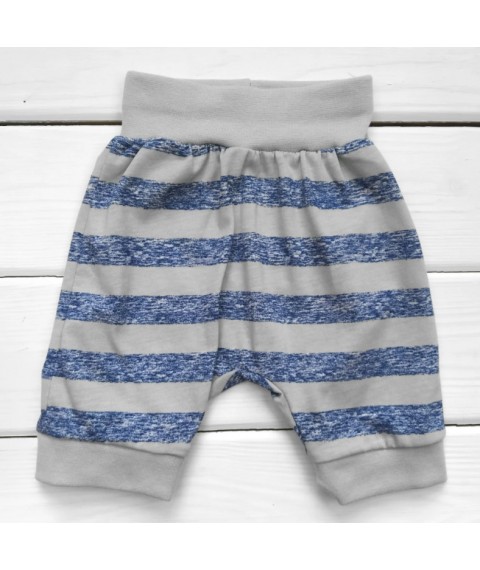 Malena striped shorts for boys Gray 154 74 cm (154-1)