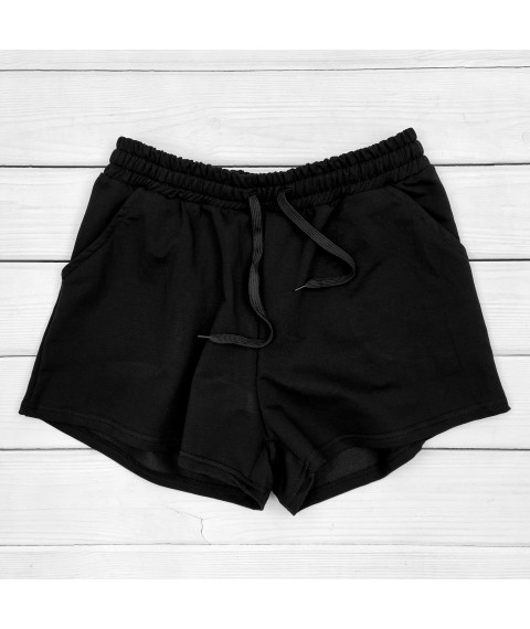 Жіночі чорні шорти з кишенями  Dexter`s  Чорний 22-01  S (d22-01)