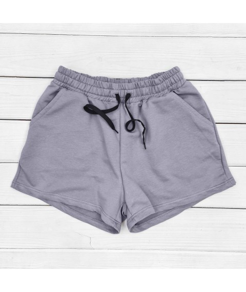 Women's summer shorts in plum color Dexter`s Gray 22-02 S (d22-02)