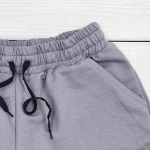 Women's summer shorts in plum color Dexter`s Gray 22-02 L (d22-02)