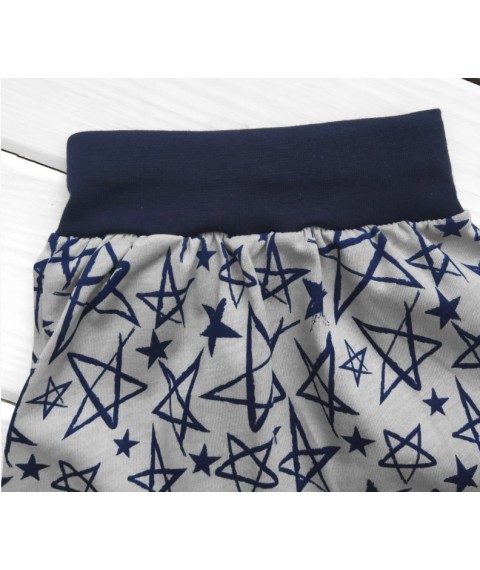 Boys' shorts with star Malena Gray 154 74 cm (154-2)