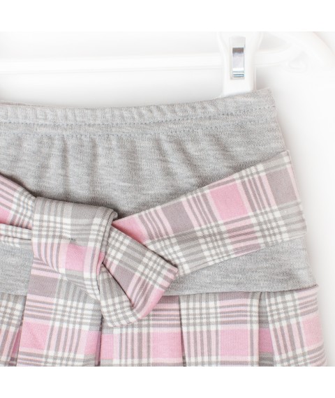 Children's skirt Malena Check Gray 925 98 cm (925)