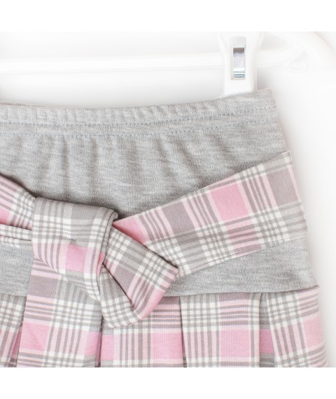 Children's skirt Check Malena Gray 925 122 cm (925)